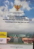 PANDUAN PERMASYARAKATAN UUD NEGARA RI TAHUN 1945 SESUAI DENGAN URUTAN BAB PASAL DAN AYAT