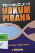 TERMINOLOGI HUKUM PIDANA
