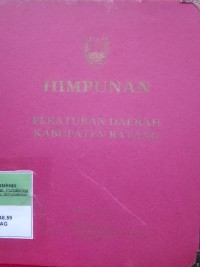 HIMPUNAN PERATURAN DAERAH KABUPATEN BATANG
