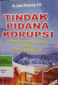 TINDAK PIDANA KORUPSI PEMBERANTASAN DAN PENCEGAHAN