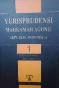 YURISPRUDENSI MA RI 1 PERDATA UMUM 1962-1979