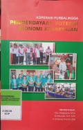 KOPERASI PURBALINGGA PEMBERDAYAAN POTENSI EKONOMI KERAKYATAN