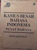 KAMUS BESAR BAHASA INDONESIA PUSAT BAHASA EDISI KEEMPAT