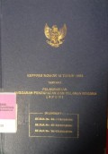 KEPPRES NO 16 TH 1994 TENTANG PELAKSANAAN APBN