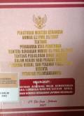 PERATURAN MENTERI KEUANGAN NOMOR 62/PMK.05/2007 TENTANG PERUBAHAN ATAS PERATURAN MENTERI KEUANGAN NOMOR 45/PMK.05/2007 TENTANG PERJALANAN DINAS JABATAN DALAM NEGERI BAGI PEJABAT NEGARA, PEGAWAI NEGERI DAN PEGAWAI TIDAK TETAP BESERTA PELAKSANAANNYA DILENGKAPI DENGAN PENRTIBAN REKENING MILIK KEMENTERIAN NEGARA/ LEMBAGA/ KANTOR/ SATUAN KERJA. PEDOMAN KOREKSI KESALAHAN LAPORAN KEUANGAN
