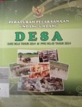 PERATURAN PELAKSANAAN UNDANG-UNDANG DESA UU RI NO 6 TH 2014 DAN PPRI NO 43 TAHUN 2014