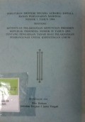 PERATURAN MENTERI NEGARA AGRARIA/KEPALA BADAN PERTANAHAN NASIONAL NOMOR 1 TAHUN 1994 TENTANG KETENTUAN PELAKSANAAN KEPUTUSAN PRESIDEN RI NOMOR 55 TAHUN 1993 TENTANG PENGADAAN TANAH BAGI PELAKSANAAN PEMBANGUNAN UNTUK KEPENTINGAN UMUM