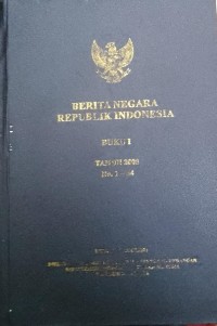 BERITA NEGARA RI BUKU I TAHUN 2008 NOMOR 1-54