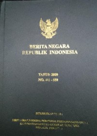 BERITA NEGARA RI TAHUN 2009 NOMOR 481-558