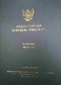 BERITA NEGARA RI TAHUN 2009 NOMOR 83-150
