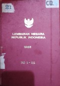 LEMBARAN NEGARA REPUBLIK INDONESIA TAHUN 1965 NO 1- 122