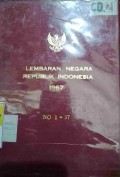 LEMBARAN NEGARA REPUBLIK INDONESIA TAHUN 1967 NO. 1 - 37