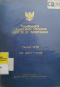 TAMBAHAN LEMBARAN NEGARA REPUBLIK INDONESIA TAHUN 1973 NO. 2994-3018