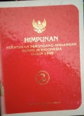 HIMPUNAN PERATURAN PERUNDANG - UNDANGAN REPUBLIK INDONESIA TAHUN 1996 BUKU 2