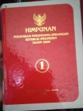HIMPUNAN PERATURAN PERUNDANG - UNDANGAN REPUBLIK INDONESIA TAHUN 2000 BUKU 1