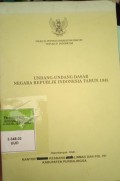 UNDANG-UNDANG DASAR NEGARA REPUBLIK INDONESIA TAHUN 1945