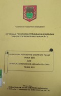 INFORMASI PERATURAN PERUNDANG - UNDANGAN KABUPATEN WONOSOBO TAHUN 2012 PERATURAN PERUNDANG - UNDANGN PUSAT TAHUN 2010 DAN PERATURAN PERUNDANG - UNDANGAN DAERAH TAHUN 2011