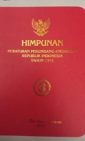 HIMPUNAN PERATURAN PERUNDANG - UNDANGAN REPUBLIK INDONESIA TAHUN 2011 BUKU 3