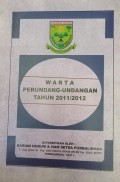 WARTA PERUNDANG - UNDANGAN TAHUN 2011/2012