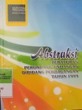 ABSTRAKSI PERPU DIBIDANG PERDAGANGAN TAHUN 1999