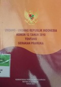 UNDANG-UNDANG RI NO 12 TAHUN 2010 TENTANG GERAKAN PRAMUKA
