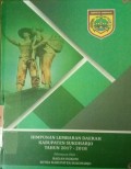 HIMPUNAN LEMBARAN DAERAH KABUPATEN SUKOHARJO TAHUN 2017 - 2018