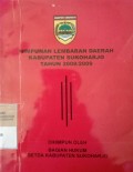 HIMPUNAN LEMBARAN DAERAH KABUPATEN SUKOHARJO 2008/2009