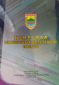 HIMPUNAN LEMBARAN DAERAH KABUPATEN SRAGEN TAHUN 2014