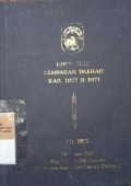 HIMPUNAN LEMBARAN DAERAH KABUPATEN DATI II PATI TAHUN 1988