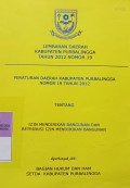 LEMBARAN DAERAH KABUPATEN PURBALINGGA TAHUN 2012 NOMOR 19