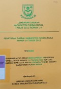 LEMBARAN DAERAH KABUPATEN PURBALINGGA TAHUN 2012 NOMOR 14