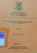 LEMBARAN DAERAH KABUPATEN PURBALINGGA TAHUN 2012 NOMOR 12