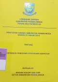 LEMBARAN DAERAH KABUPATEN PURBALINGGA TAHUN 2012 NOMOR 03