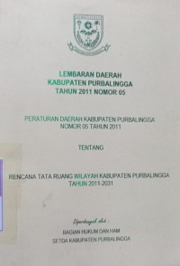 LEMBARAN DAERAH KAB. PURBALINGGA TAHUN 2011 NOMOR 05