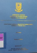 LEMBARAN DAERAH KABUPATEN PURBALINGGA TAHUN 2011 NOMOR 01