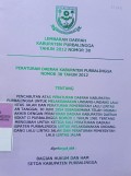 LEMBARAN DAERAH KABUPATEN PURBALINGGA TAHUN 2012 NOMOR 38