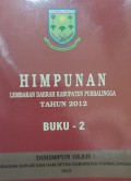 HIMPUNAN LEMBARAN DAERAH KABUPATEN PURBALINGGA TAHUN 2012 BUKU 2