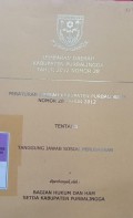 LEMBARAN DAERAH KABUPATEN PURBALINGGA TAHUN 2012 NOMOR 28