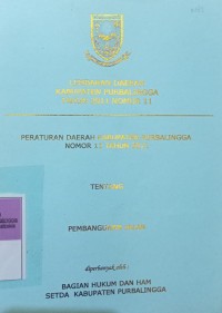 LEMBARAN DAERAH KABUPATEN PURBALINGGA TAHUN 2011 NOMOR 11