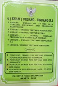 ENAM (6) UNDANG-UNDANG RI. UU NOMOR 19 TAHUN 2016 TENTANG INFORMASI DAN TRANSAKSI ELEKTRONIK. UU TENTANG PORNOGRAFI. UU TENTANG PERS. UU TENTANG PERLINDUNGAN SAKSI DAN KORBAN. UU TENTANG KEPOLISIAN RI. UU TENTANG PENYIARAN. DILENGKAPI DENGAN PERATURAN DEWAN PERS TENTANG STANDAR PERLINDUNGAN PROFESI WARTAWAN. PERATURAN DEWAN PERS TENTANG KODE ETIK JURNALISTIK. PERATURAN DEWAN PERS TENTANG PEDOMAN HAK JAWAB. PENTINGNYA PERLINDUNGAN SAKSI PELAPOR DAN KORBAN
