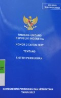 UNDANG-UNDANG RI NO 3 TAHUN 2017 TENTANG SISTEM PERBUKUAN