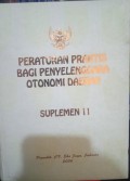 PERATURAN PRAKTIS BAGI PENYELENGGARA OTONOMI DAERAH SUPLEMEN 11