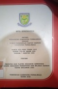 NOTA KESEPAKATAN ANTARA PEMERINTAH KABUPATEN PURBALINGGA DENGAN DEWAN PERWAKILAN RAKYAT DAERAH KABUPATEN PURBALINGGA NOMOR 903-4964 TAHUN 2010 NOMOR 170-06 TAHUN 2010 TANGGAL 7 AGUSTUS 2010 TENTANG PRIORITAS DAN PLAFON ANGGARAN SEMENTARA PERUBAHAN ANGGARAN PENDAPATAN DAN BELANJA DAERAH TAHUN ANGGARAN 2010