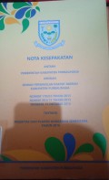 NOTA KESEPAKATAN ANTARA PEMERINTAH KABUPATEN PURBALINGGA DENGAN DEWAN PERWAKILAN RAKYAT DAERAH KABUPATEN PURBALINGGA NOMOR 170/03 TAHUN 2015 NOMOR 903/12 TAHUN 2015 TANGGAL 15 OKTOBER 2015 TENTANG PRIORITAS DAN PLAFON ANGGARAN SEMENTARA TAHUN 2016
