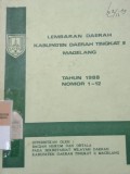 LEMBARAN DAERAH KABUPATEN DAERAH TINGKAT II MAGELANG TAHUN 1988 NOMOR 1-12