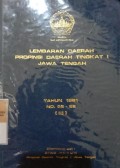 LEMBARAN DAERAH PROPINSI DAERAH TINGKAT I JAWA TENGAH TAHUN 1981 NO. 52 - 82 ( III )
