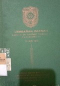 LEMBARAN DAERAH KABUPATEN DAERAH TINGKAT II PURWOREJO TAHUN 1986