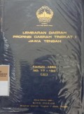 LEMBARAN DAERAH PROPINSI DAERAH TINGKAT 1 JAWA TENGAH TAHUN 1980 NO. 77-120 ( III )