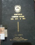 HIMPUNAN LEMBARAN DAERAH KABUPATEN DATI II PATI TAHUN 1987