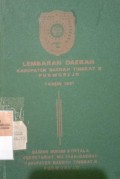 LEMBARAN DAERAH KABUPATEN DAERAH TINGKAT II PURWOREJO TAHUN 1981